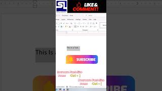 Increase or decrease font size in word shorts shortvideo [upl. by Beatrix]