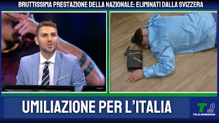 SVIZZERA ITALIA 20 LA REAZIONE IN DIRETTA A QSVS [upl. by Aiblis]