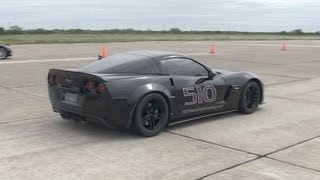 205mph Corvette  The Texas Mile  510 Race Engineering Z06 [upl. by Neelon]