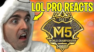 Pro League Player Reacts to Mobile Legends M5 FINALS [upl. by Mehetabel]