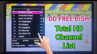 DD Free Dish HD Channel List Full HD  dd free dish mpeg4 channel list [upl. by Amarillis]