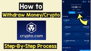 Withdraw Money or Crypto from Cryptocom  Fiat Withdraw Cryptocom  Cash Out Crypto com [upl. by Valery254]