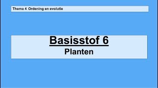 Basisstof 6 Planten [upl. by Colvert]