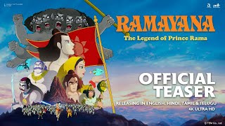 Ramayana  The Legend Of Prince Rama  Teaser  In Cinemas On 18th Oct  excelmovies [upl. by Tannen]