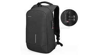 Lightweight Travel Laptop Backpack Kingsons Business Travel Computer Bag [upl. by Beare]