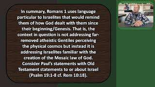 Romans 1 Eliminating the PresuppositionalEvidentialCosmos Debate by Showing Covenant Context [upl. by Derte]