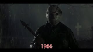 Evolution of Jason Voorhees in Friday the 13th Movies 19812009 [upl. by Flodnar]