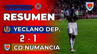 Resumen Yeclano Deportivo  21  CD Numancia [upl. by Ellerol256]