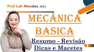 MECÂNICA BÁSICA REVISÃO RESUMO 2024 aula completa detran dicas ctb cnh revisao dicas macetes [upl. by Naujid25]