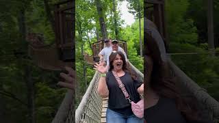 Anakeesta  Gatlinburg TN Rope Bridge July 15 2024 [upl. by Beaner]