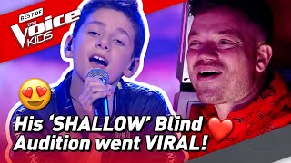 Max beautiful ANGELIC VOICE made the coaches fall in love in 😍  The Voice Kids [upl. by Staal]