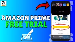 How To Sign Up For Amazon Prime FREE TRIAL  Get Amazon FREE TRIAL EASY [upl. by Odlanier]