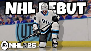 NHL DEBUT  NHL 25 Be A Pro 2 [upl. by Sirama245]