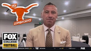 Texas HC Steve Sarkisian talks Arch Mannings strong play amp Quinn Ewers return  Big Noon Kickoff [upl. by Fairweather]