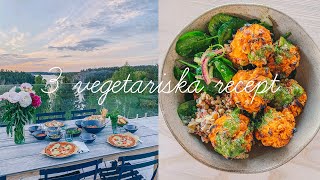 3 vegetariska recept [upl. by Markiv]