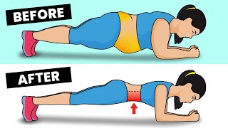 THIS HAPPENS To Your Body When You Plank for 6 Minutes Every Day Stomach Fat Loss Workout at Home [upl. by Royce581]