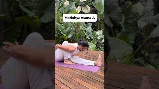 Marichya Asana A amp B  Ashtanga Yoga Bali Yoga Teacher Training Center [upl. by Enilorac]