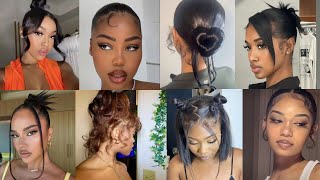 2024😍💖Cute and easy straight hair hairstyles compilation ✨ straighthair compilation [upl. by Nelad377]