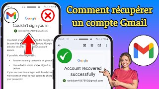 Comment récupérer un compte Gmail nouveau processus  Récupération de compte Google [upl. by Slaby]