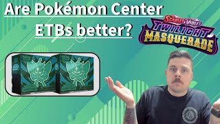 Are Pokémon Center ETBs better than the ones you can get in town [upl. by Brigg689]