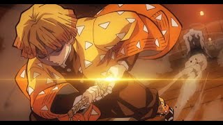 Zenitsu All Thunder Breathing Form Compilation  Demon slayer 1080p [upl. by Mcdowell36]