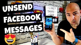 Unsend Or Delete A Sent Message In Facebook Messenger [upl. by Willet]