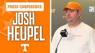 Tennessee Footballs Josh Heupel details win over a Kentucky I Volquest I GBO [upl. by Erida637]