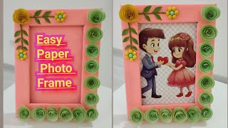 Beautiful Photo Frame Making At Home  Photo Frame Craft  Diy Photo Frame  MPPapercraft [upl. by Hildebrandt]