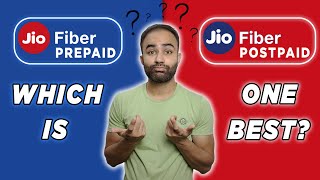 Jio Fiber Prepaid vs Postpaid Konsa Lena Chahiye  Jio Fiber Plans Installation Charges 2022 [upl. by Inamik]