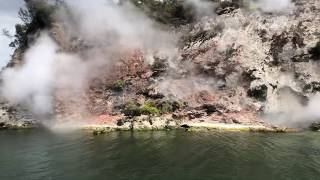 Waimangu Volcanic Valley  Lake Rotomahana  New Zealand [upl. by Drewett]