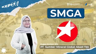 Resume IPO PT Sumber Mineral Global Abadi Tbk SMGA  NH Korindo Sekuritas [upl. by Eednas]