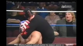 The Patriot vs Dark Patriot GWF wrestling [upl. by Aitropal]