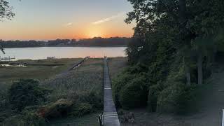 Sunset from 2537 River Rd Manasquan Wall [upl. by Swirsky]