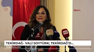 TEKİRDAĞ Vali Soytürk Tekirdağda içme suyu problemimiz var [upl. by Onaireves930]