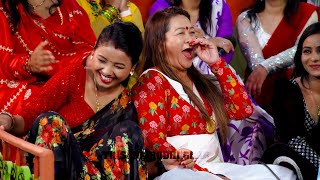 माया अस्मिता सुमन सागर भाले शक्तिको लगातार घमासान हेर्नु होला। Best Of Maya Gurung Live Dohori [upl. by Leschen]