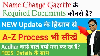 Name change gazette documents required NEW Update Gazette name change online [upl. by Nyledaj]