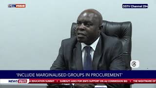 Include marginalised groups in procurementNewsPlus [upl. by Fabian528]