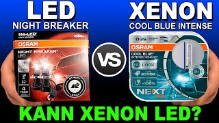 ❇️ Kann XENON LED Licht OSRAM Night Breaker LED vs XENON Cool Blue Intense Next Gen Comparison [upl. by Bubb379]