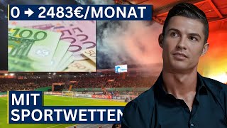 Sportwetten Profi enthüllt So verdienst du 2483€ pro Monat mit Sportwetten🤑  Sportwetten Tipps [upl. by Eudo]