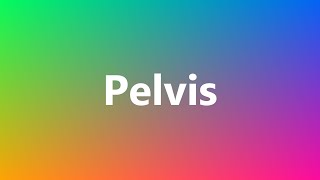 Pelvis  Medical Meaning and Pronunciation [upl. by Tabatha]