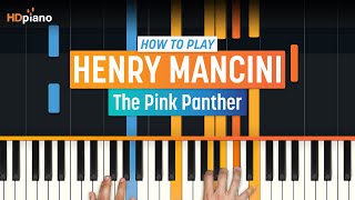 How to Play quotThe Pink Pantherquot by Henry Mancini  HDpiano Part 1 Piano Tutorial [upl. by Kronick]