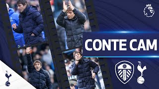 Antonio Contes touchline reactions to win at Leeds  CONTE CAM  Leeds 04 Spurs [upl. by Volkan]