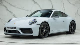 2022 Porsche 911 992 Carrera GTS  Ice Grey Metallic  Walkaround  Engine amp Exhaust Sound [upl. by Ransell]