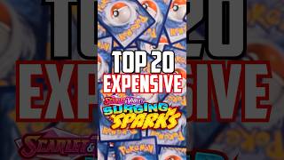 Most Expensive Surging Sparks Pokemon Cards after ONE WEEK [upl. by Nylzzaj659]