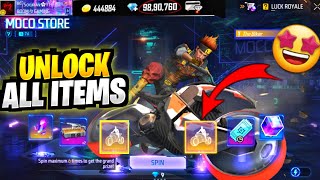 FREE FIRE NEW MOCO STORE EVENT UNLOCK ALL ITEM  COBRA BIKE IN MOCO HACKER STORE EVENT  BOOM FF [upl. by Siahc342]