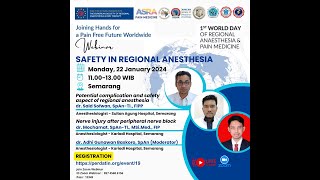 Safety in Regional Anesthesia [upl. by Lyrej]