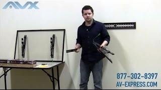 How to Install TV Wall Mount on Drywall • AVEXPRESSCOM [upl. by Zoilla]