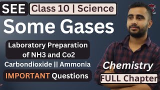 Some Gases Chapter of Class 10  Science Chemistry  Preparation of Co2 and NH3  Properties SEE [upl. by Melvyn]