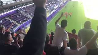 15092019 Sfeer RAFC fans in Anderlecht [upl. by Levana178]