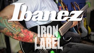 Ibanez Iron Label RGIB6  Dimarzio Titans [upl. by Grearson]